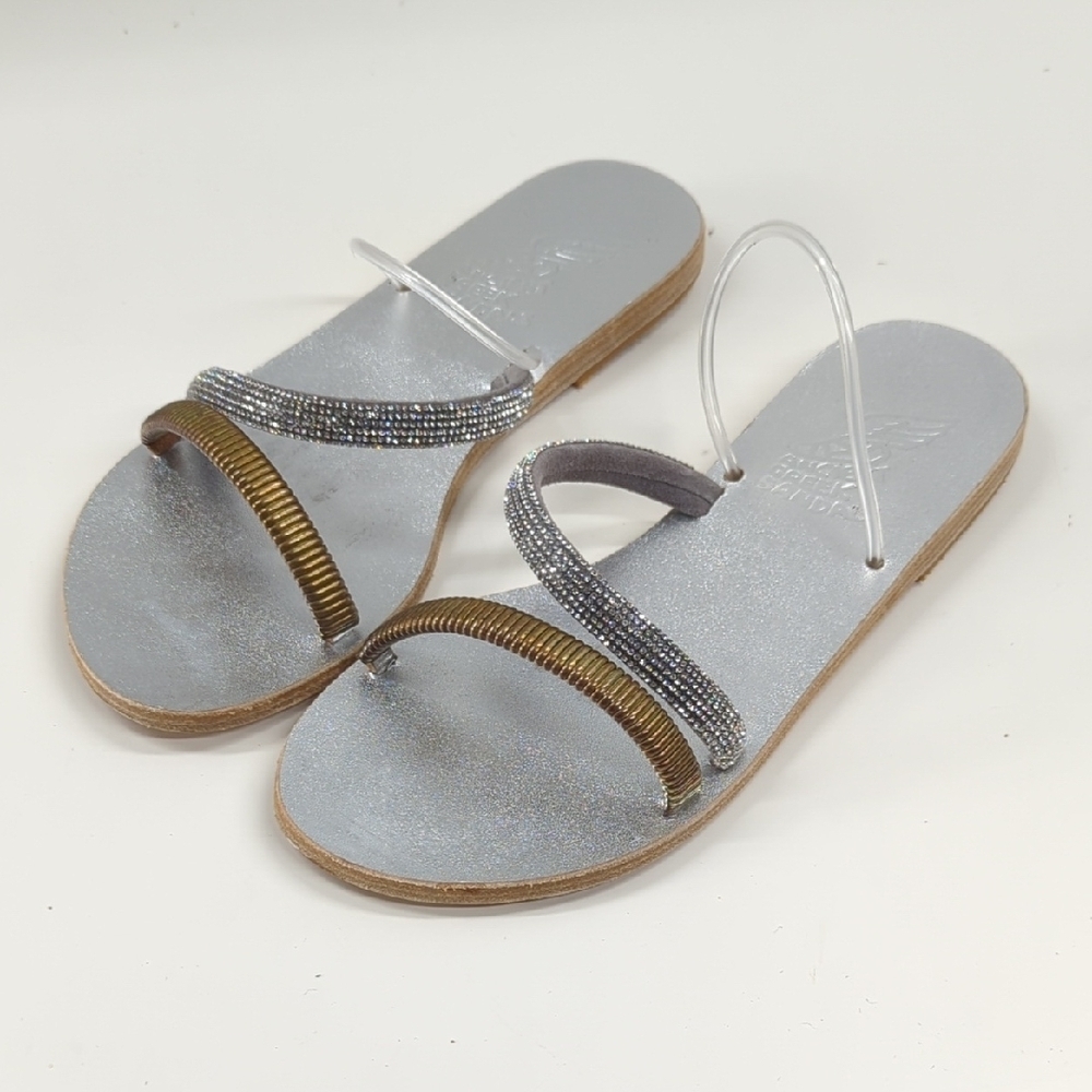 Ancient Greek Sandals Polytimi Diamante Sandal Size 37